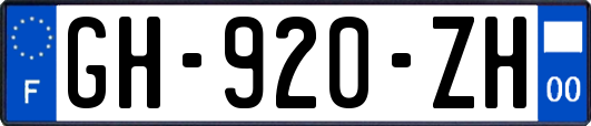 GH-920-ZH