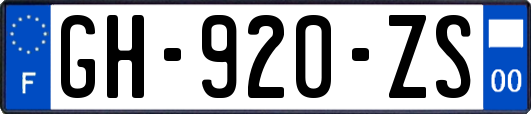 GH-920-ZS