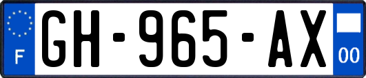 GH-965-AX