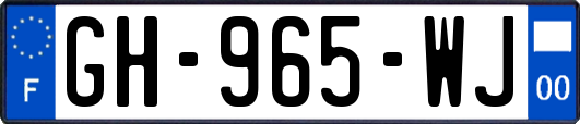 GH-965-WJ