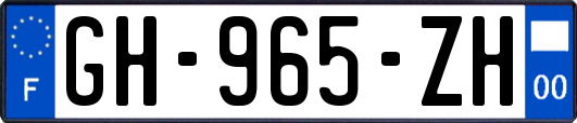GH-965-ZH