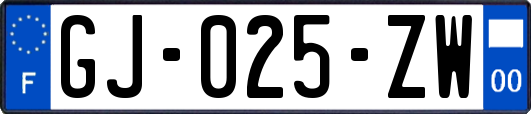 GJ-025-ZW