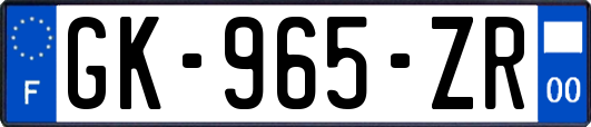 GK-965-ZR