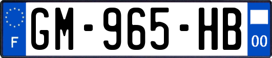 GM-965-HB