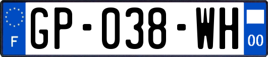 GP-038-WH