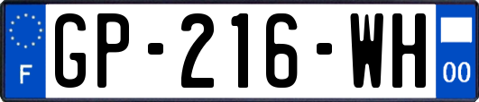 GP-216-WH