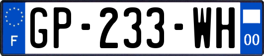 GP-233-WH