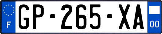 GP-265-XA