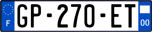GP-270-ET