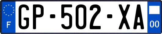 GP-502-XA