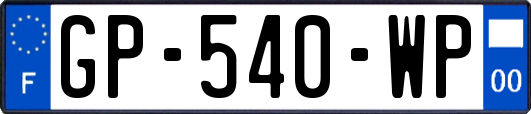 GP-540-WP