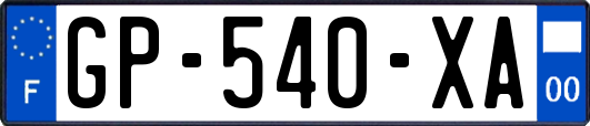 GP-540-XA