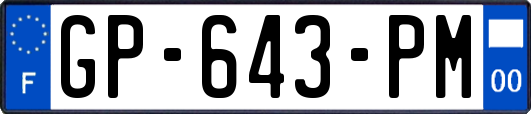 GP-643-PM