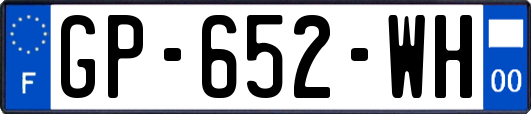 GP-652-WH