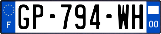 GP-794-WH
