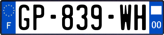 GP-839-WH