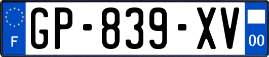 GP-839-XV