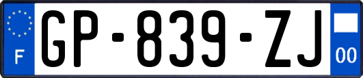 GP-839-ZJ