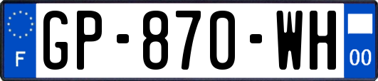 GP-870-WH