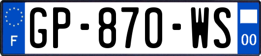 GP-870-WS