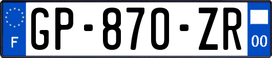 GP-870-ZR