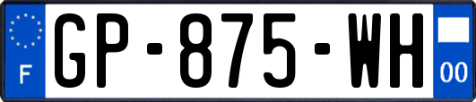 GP-875-WH