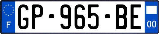 GP-965-BE