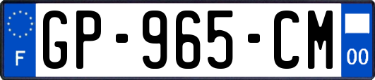 GP-965-CM