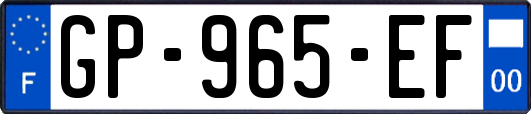 GP-965-EF
