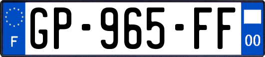 GP-965-FF