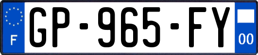 GP-965-FY