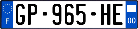 GP-965-HE