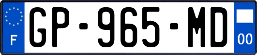 GP-965-MD