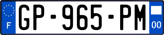 GP-965-PM