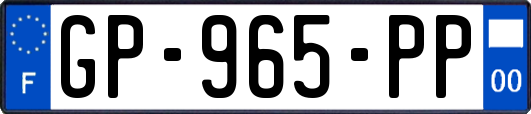 GP-965-PP