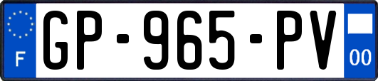 GP-965-PV