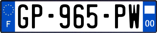 GP-965-PW