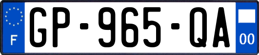 GP-965-QA