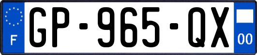 GP-965-QX