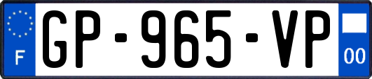 GP-965-VP