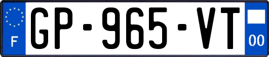 GP-965-VT