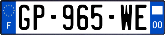 GP-965-WE