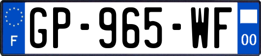 GP-965-WF