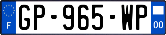 GP-965-WP