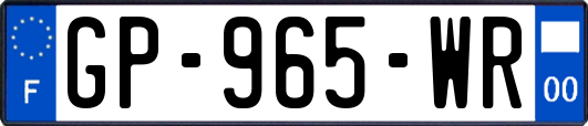 GP-965-WR