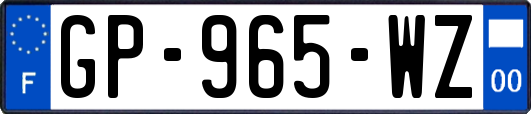 GP-965-WZ