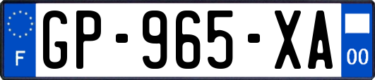 GP-965-XA