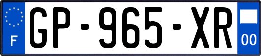 GP-965-XR