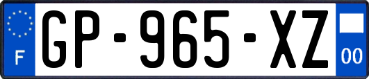 GP-965-XZ