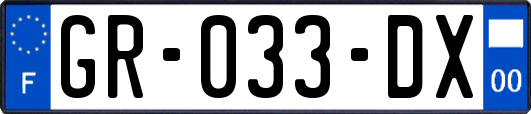 GR-033-DX